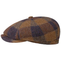 Hatteras Ankeny Wool Check Flat Cap by Stetson - 1099,00 kr
