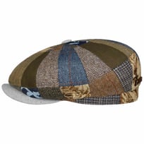 Hatteras Barista Patchwork Flat Cap by Stetson - 1099,00 kr