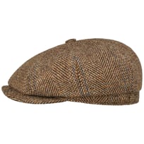 Hatteras Caverton Tweed Flat Cap by Stetson - 1679,00 kr