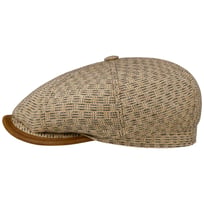 Hatteras Cotton Mix Structure Flat Cap by Stetson - 1759,00 kr