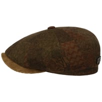 Hatteras Dark Paisley Flat Cap by Stetson - 1329,00 kr
