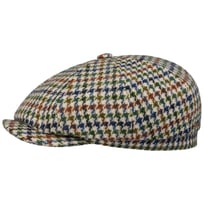 Hatteras Denaby Harris Tweed Flat Cap by Stetson - 1409,00 kr