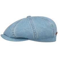 Hatteras Denim Barista Flat Cap by Stetson - 989,00 kr