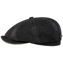 Hatteras Denim Garage Flat Cap by Stetson - 989,00 kr