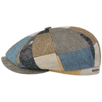 Hatteras Fresh Patchwork Flat Cap by Stetson - 989,00 kr