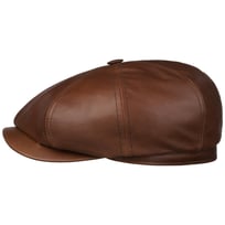 Hatteras Goat Nappa Bowling Flat Cap by Stetson - 1979,00 kr