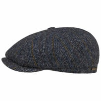 Hatteras Herringbone Stripe Flat Cap by Stetson - 1329,00 kr