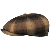Hatteras Italian Wool Check Flat Cap by Stetson - 1429,00 kr