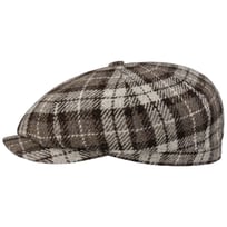 Hatteras Undyed Harris Tweed Flat Cap by Stetson - 1539,00 kr