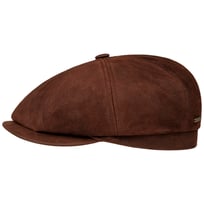 Hatteras Uni Pigskin Flat Cap by Stetson - 1429,00 kr