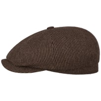 Hatteras Virgin Wool Stripes Flat Cap by Stetson - 1869,00 kr