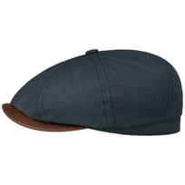 Hatteras Waxed Cotton Linen Flat Cap by Stetson - 1099,00 kr