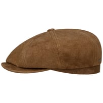 Hatteras Waxed Pigskin Flat Cap by Stetson - 1649,00 kr