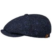 Hatteras Wool Colour Neps Flat Cap by Stetson - 1439,00 kr
