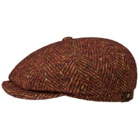 Hatteras Wool Colour Neps Flat Cap by Stetson - 1449,00 kr