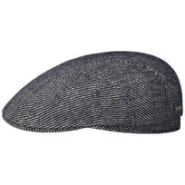 Heavy Twotone Twill Driver Flat Cap by Stetson - 1459,00 kr