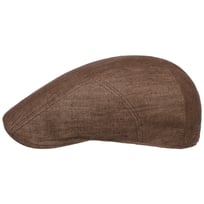 Herringbone Linne Flat Cap by Stetson - 879,00 kr
