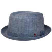 Herringbone Pork Pie Bomullshatt by Alfonso D�Este - 1309,00 kr