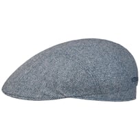 Herringbone UV Silk Driver Flat Cap by Stetson - 1299,00 kr