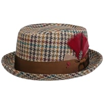 Houndstooth Pork Pie Ullhatt by Alfonso D�Este - 1609,00 kr