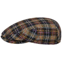 Kent Check Harris Tweed Flat Cap by Stetson - 1469,00 kr