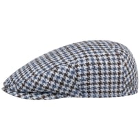 Kent Tricolour Houndstooth Flat Cap by Stetson - 1149,00 kr