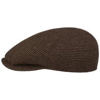Kent Virgin Wool Stripes Flat Cap by Stetson - 1869,00 kr