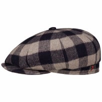 Kyoto Twotone Check Flat Cap by Alfonso DEste - 1769,00 kr