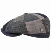 Larent Patchwork Flat Cap by Lierys - 929,00 kr
