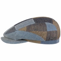 Laughlin Driver Patchwork Flat Cap by Stetson - 989,00 kr
