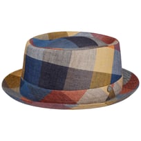 Levente Pork Pie Linne Hatt by Lierys - 1059,00 kr