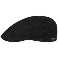Madison L�der Flat Cap by Stetson - 1439,00 kr