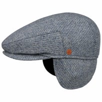 Merlino Check Flat Cap med �ronlappar by Mayser - 1449,00 kr