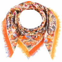 Miresta Flower Halsduk i Ull by Fraas - 1199,00 kr