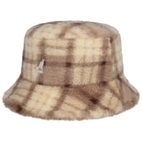 Multi Plaid Faux Fur Bucket Tyghatt by Kangol - 1059,00 kr