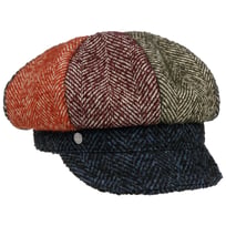 Multicolour Herringbone Newsboykeps by Lierys - 669,00 kr