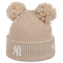 NY Yankees Double Pom Beanie by New Era - 499,00 kr