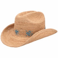 Odessa Crochet Western Raffiahatt by Brixton - 1449,00 kr