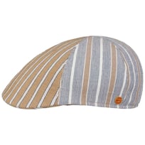 Paddy Two Stripes Cotton Flat Cap by Mayser - 1189,00 kr