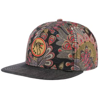 Peacock Flat Brim Cap by Djinns - 409,00 kr