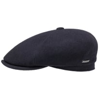 Reid 6 Panel Flat Cap by Stetson - 769,00 kr
