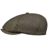 Silk Houndstooth Flat Cap by Stetson - 1039,00 kr