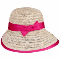 Str�hatt med Sinamay Rosett by Seeberger - 1579,00 kr