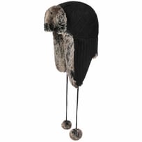 Strick-Webpelz-Tschapka mit B�mmel by McBURN - 409,00 kr