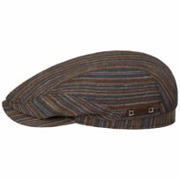 Stripe Barista Driver Flat Cap by Stetson - 1319,00 kr