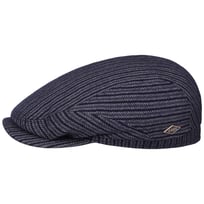 Striped Herringbone Driver Flat Cap by JJ Hats - 1589,00 kr