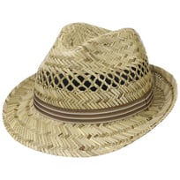Striped Ribbon Trilby Str�hatt by Lipodo - 339,00 kr