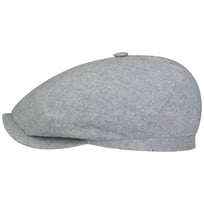 Sustainable Hanover 6 Panel Flat Cap by Stetson - 1192,00 kr