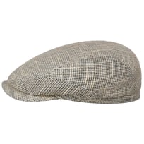 Sustainable Linen Mix Driver Flat Cap by Stetson - 989,00 kr