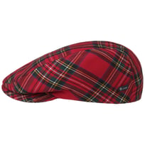 Tartan Pl�d Flat Cap by Lipodo - 409,00 kr